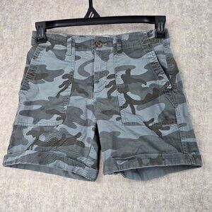 Gap Womens Camo Khaki Shorts Size 0
